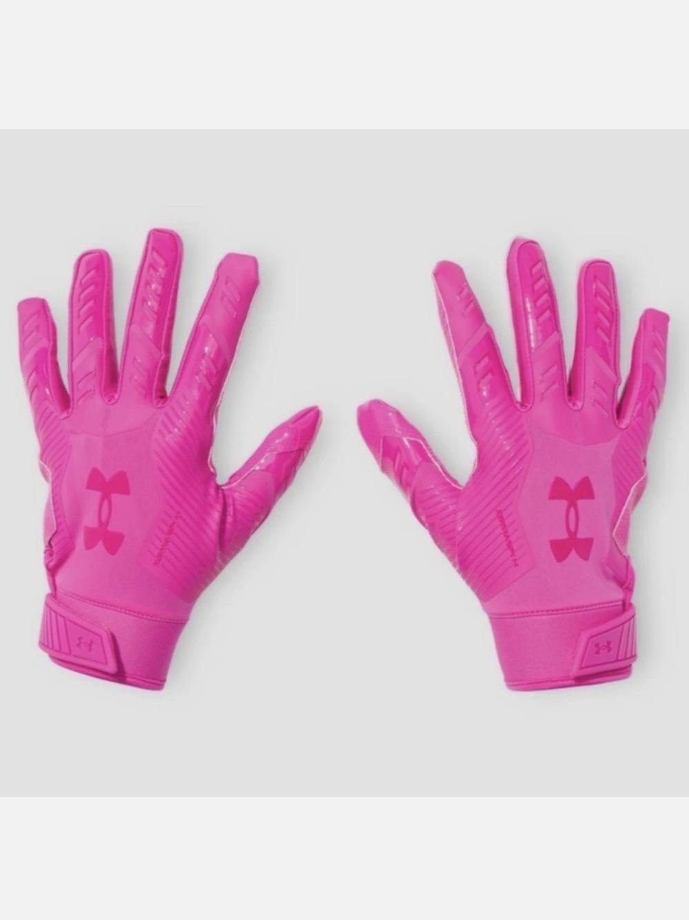 UNDER ARMOUR Youth F9 Nitro Football Gloves for Skill Players - Pink